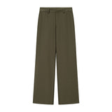 Summer New V-Neck Asymmetric Vest Simple Jump Trouser Suit