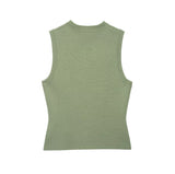 Spring New Rope Knot Buckle Temperament Knitted Vest 5536030505