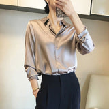2026 New Set Of Semen Shirts In Autumn New High-End Design Shirt High-End Gas Top Woman