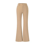 French Karm Pants Women's New High-Waisted Horn Trousers Small Thin Micro-Horned Trousers In Autumn
