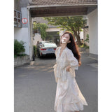 Broken Flower Doll Shirt Half-Sleeved Chiffon Shirt Women Spring And Summer Small Loose Thin Top Temperament Elegant Large Code