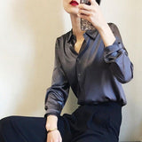 2026 New Set Of Semen Shirts In Autumn New High-End Design Shirt High-End Gas Top Woman