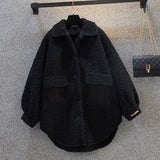 Lamb Wool Coat Women's Winter 2025 New Long Cotton Clothes Thick Cotton Coat This Year's Popular Explosion Coat