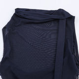 BSK&TRAF Women's Clothing Spring 2026 New Sweet Cool Fashion Mesh Scarf Top 0347311