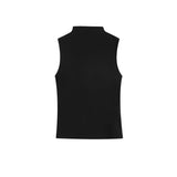 BSK&TRAF Women's Clothing 2026 Summer New Street Fashion Simple Tie-And-Neckless T-Shirt Top