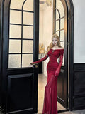 2026 Autumn New High-End Folding Mesh Splicing Dress One-Word Vneck Small Dress With Coat