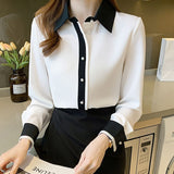 2025 New Shirt Women Spring And Autumn Chic Temperament Long-Sleeved Shirt Women Design Sense Of Small French Shirt Women