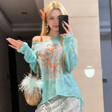 With Bra Jersey Long-Sleeved T-Shirt Women's Slings Two Sets Of Summer Pure Sunscreen Tops