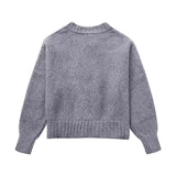 Women's French Zipper Knitting Bomber Jacket 2142207 803