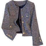 New French High-End Design Sense Casual Fashion Small Fragrant Collar Coat Woman In The Spring And Autumn Of 2025