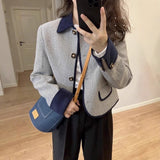Small Fragrant Short Coat Woman Spring Small Man 2025 New Popular Explosion Temperament Ocean