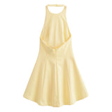 Summer New Wave Swing Hanging Neck Dress 2858777