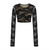 Lace Micro-Permeable Cardigan Top Women 2026 Summer New Hot Girl Solid Color + Inside The Sling Vest Set