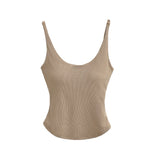 Sticking Suspension Small Vest Women 2026 Summer New Hottie Wind Solid Belt Chest Sports Bottom Blouse