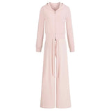 Hooded Hoodie Rope Wide Leg Pants Women Autumn New Small Trousers Trousers Trousers Hooded