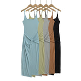 Sexy French Rich Summer Sling Dress With A Waist Birthday Dress Famous Woman Wearing Female Elegance
