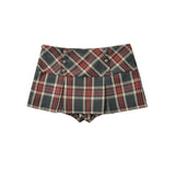 Vintage Tat Dress Skirts Women Autumn High-Rise Thin Legs Long Pure Hot Girl Super Short Skirt Anti-Walking