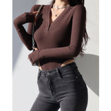 Vintage Slime V-Neck Buckle Bottom Shirt Tunic Women Feel Waist Slimming Inside Cloth