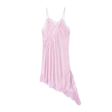 BSK&TRAF Women's Dress New Fashion Lace Asymmetric Dress 5919200 In Summer 2025