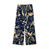 Spring New Long-Sleeved Printed Shirt 1281842 Rolling Edge Design Trousers 1281843