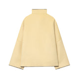 Autumn New High-Necked Velvet Line Loose Fashion Long-Sleeved Coat 7522264733