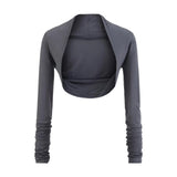Holiday Style Solid Color High-End Feeling Hanging Neck Tset Dress Women Autumn New Hottie Sexy Shoulder Bag Hip Dress
