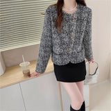 New Small Scented Sweater In The Autumn And Winter Of 2025 Is Designed To Feel Casual And Casual With A Short Imitation Water Marinade Coat Woman