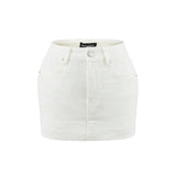Korean Niche Temperament Sexy Cowboy Short Skirt Women Summer Anti-Skinny Design Hot Girl Hip Skirt