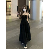 Spice Girls Folded Corset Dress Women's Fashion Temperament A-Character Skirt Waist Thin