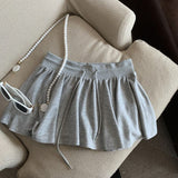 High-Stock Explosion Ballet Rope Women High Waist A Word Anti-Light Thin Casual Skirts