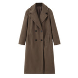 Autumn New Loose Soft Double-Dbutled Coat 3046298
