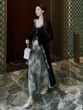 Early Autumn 2026 New Women's Clothing Simple And Generous Beauty Of High-End Wearing French Long-Sleeved Dress