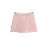 2025 Summer New Thai Hottie Sexy Low V Waist Tight Body Slim Ass Skirt Skirt Mini Short Skirt