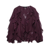 Spring New Laminated Solid Color Shirt 4786063321