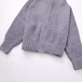 Women's French Zipper Knitting Bomber Jacket 2142207 803