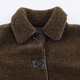Autumn New Double-Sided Collar Pocket Dress Two-Wear Jacket 3046371