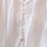 Large-Size French Lotus Leaf Edge Flying Sleeve Shirt Women Summer New Fat Mm Loose Thin Doll Shirt Top