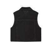 Coloring Anti-Line Straight Vest 8333723800 Long Folding Belt Bermuda Shorts 8288723 Set