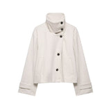 Autumn New Casual Loose Collar Jacket 6318293