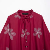 Spring New Embroidery Decoration Loose-Fitting Long-Sleeved Shirt 3564066671