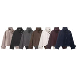 Autumn New Casual Loose Collar Jacket 6318293