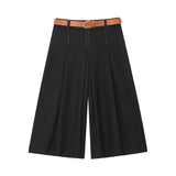 Coloring Anti-Line Straight Vest 8333723800 Long Folding Belt Bermuda Shorts 8288723 Set