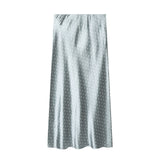Summer New Simoufry Silk Tense Flute Skirt 8338537