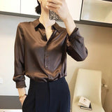 2026 New Set Of Semen Shirts In Autumn New High-End Design Shirt High-End Gas Top Woman