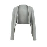Temperament Gentle Wind Sun Protection Outside Knitted Cardigan Women Spring And Autumn Small Thin Leisure Short Shawl