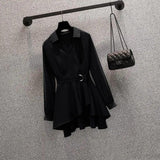 New V-Necked Women's Clothing Ocean Gas To Collect Thin Shirts In The Spring Fat Sister Covered With Meat Reduction Shirt