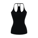 Yoga Sports Set Decorate The Body With Chest Cushion Elastic Sling Slings Small Vest + Over The Waist Thin Hanging Micro-Trumpet Trousers