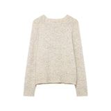 New Winter Wool-Blended Trick-On-Funflower Embroidered Christmas Knitted Sweater