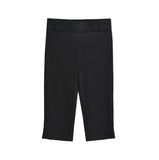 Side-Opening Seven-Point Pants Women 2026 Summer New Hot Girl Solid Color High-Waisted Elastic Hips Slacks