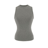 Pure Hottie Basic Yoga Movement Round-Neck Vest Women Summer Bodyless Sleeveless Simple Shirt
